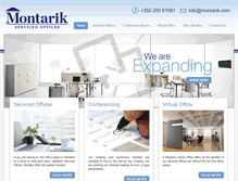 Tablet Screenshot of montarikservicedoffices.com